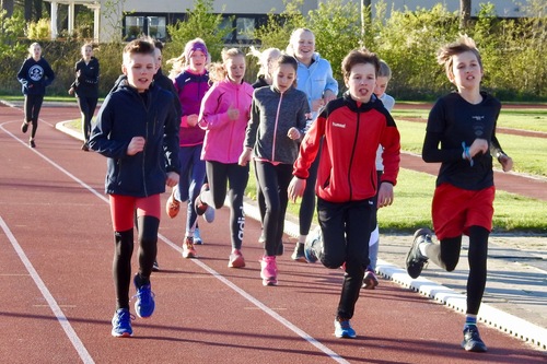 Hardlopen op de baan